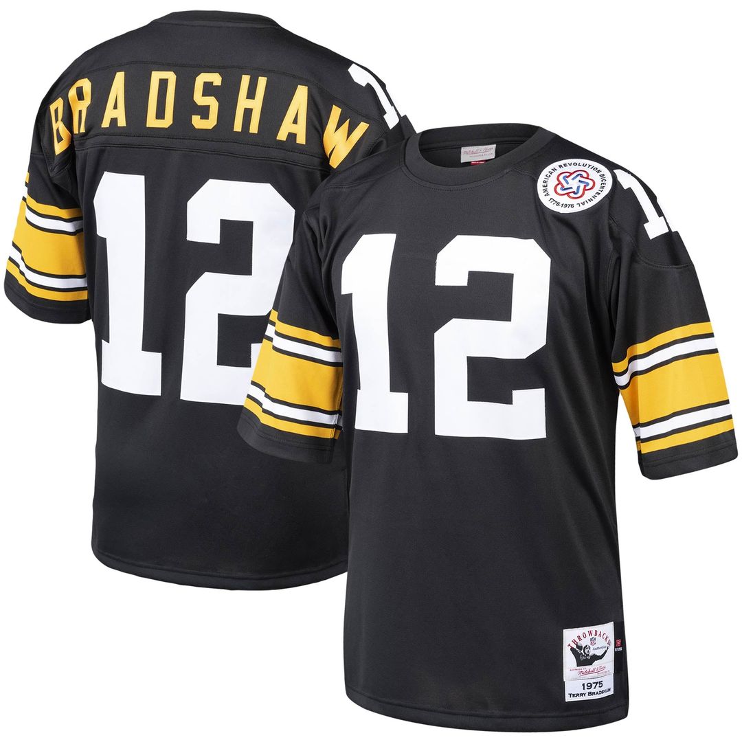 Pittsburgh Steelers Terry Bradshaw Mitchell & Ness Black product image 1