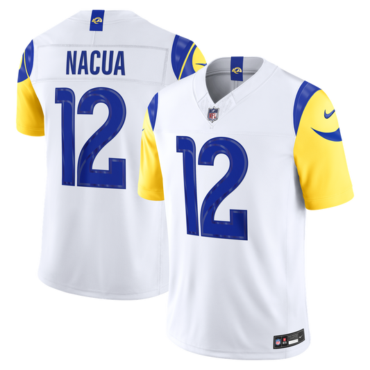 Los Angeles Rams Puka Nacua Nike White Vapor FUSE Stitched product image 1