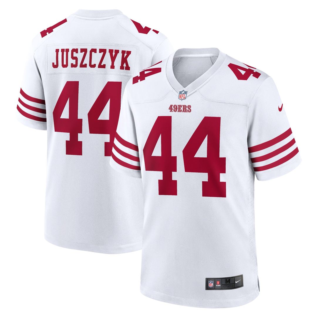 San Francisco 49ers Kyle Juszczyk Nike White Game Jersey product image 1