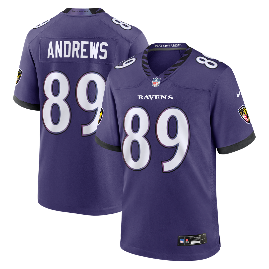 Baltimore Ravens Mark Andrews Nike Purple Game Jersey product image 1