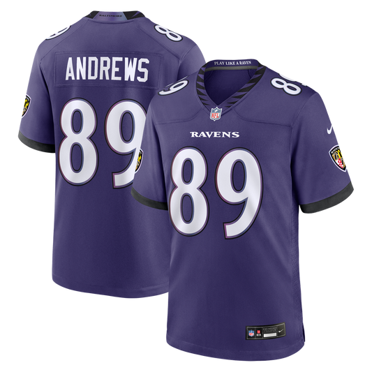 Baltimore Ravens Mark Andrews Nike Purple Game Jersey product image 1