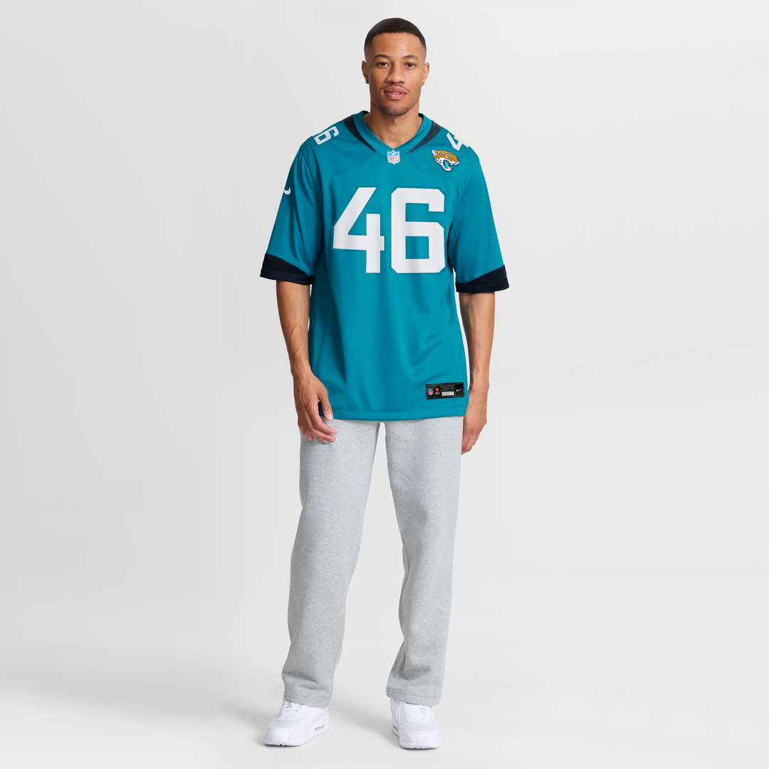 Jacksonville Jaguars Ross Matiscik Nike Teal Game Jersey product image 15