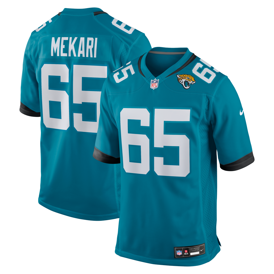 Jacksonville Jaguars Patrick Mekari Nike Teal Game Jersey product image 1