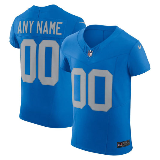 Detroit Lions Nike Blue Alternate Vapor FUSE Elite Custom product image 1