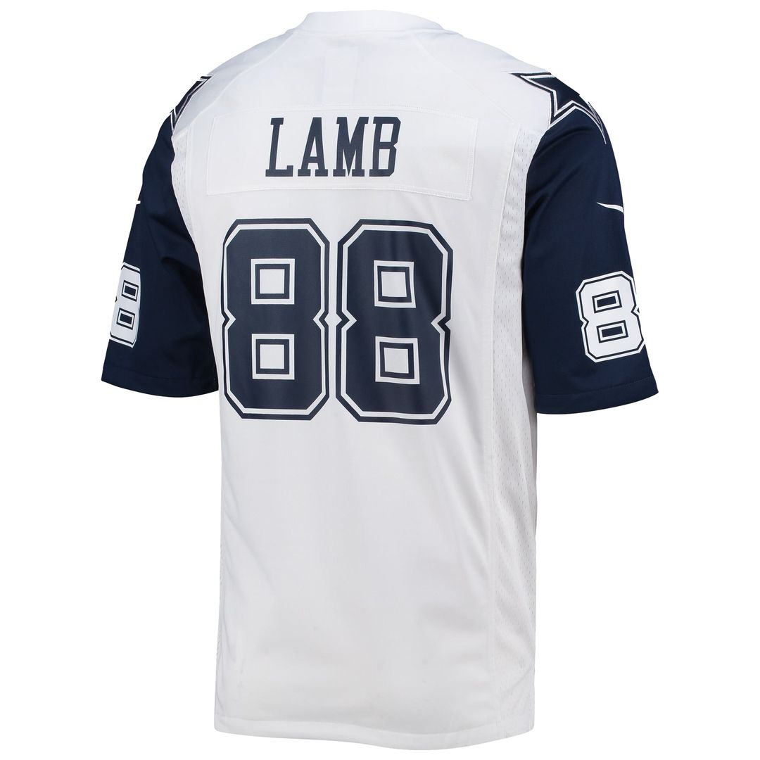 Dallas Cowboys CeeDee Lamb Nike White Alternate Game Team product image 3