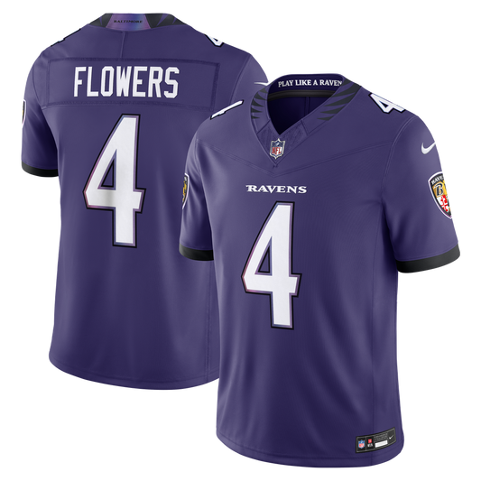 Baltimore Ravens Zay Flowers Nike Purple Team Vapor FUSE product image 1