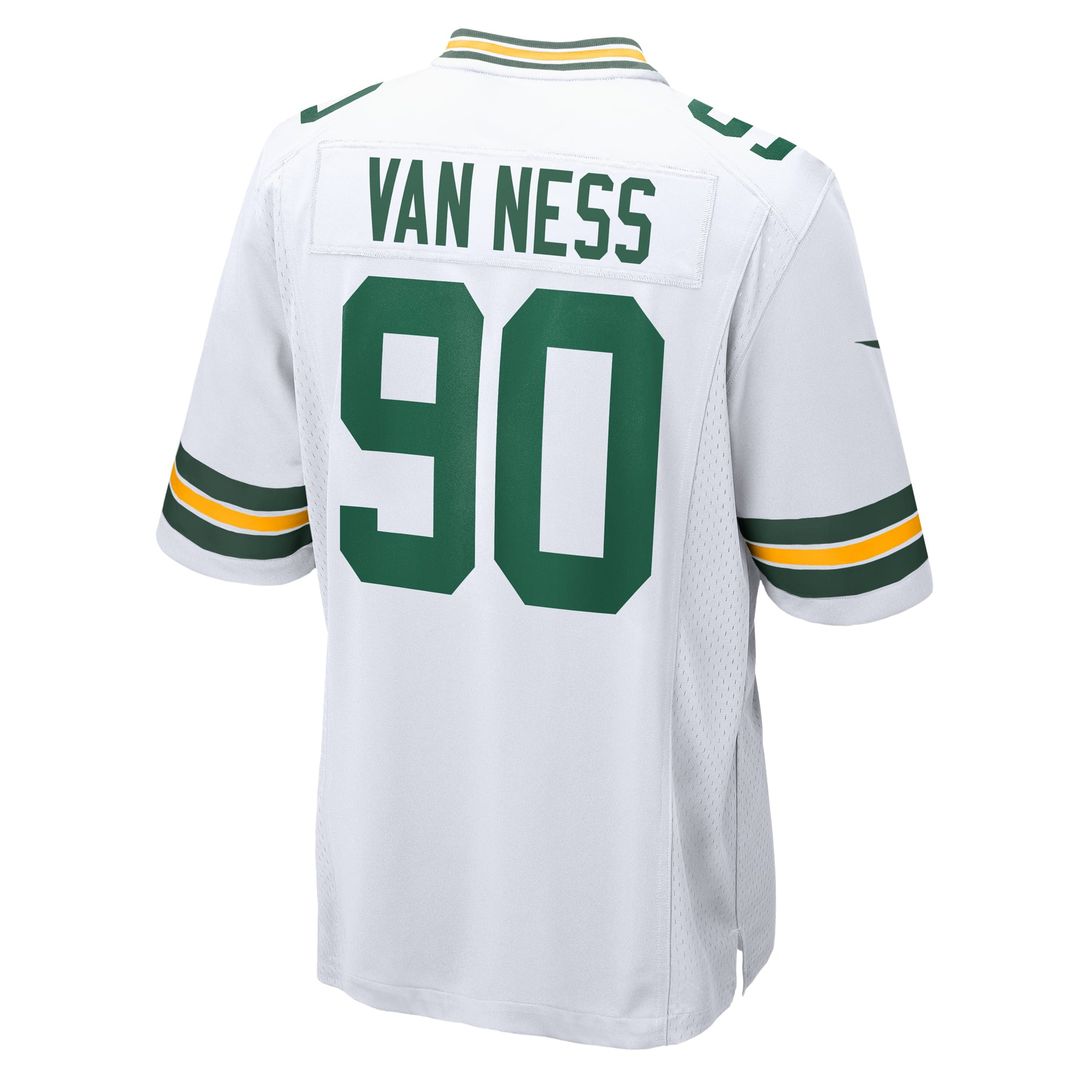 Green Bay Packers Lukas Van Ness Nike White Game Jersey product image 3