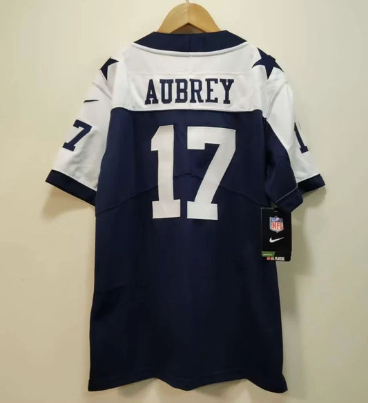 Brandon Aubrey YOUTH KIDS Dallas Cowboys Official NFL Alternate Jersey product image 1, provided for visual reference and