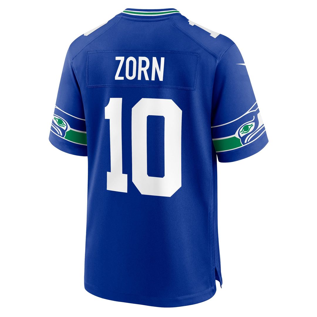 Seattle Seahawks Jim Zorn Nike Royal Retired Player product image 3