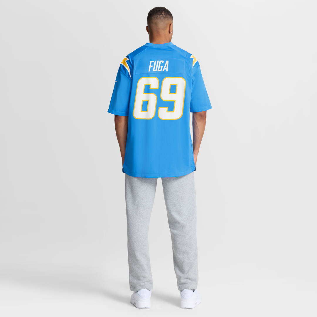 Los Angeles Chargers Josh Fuga Nike Powder Blue Game Jersey product image 8