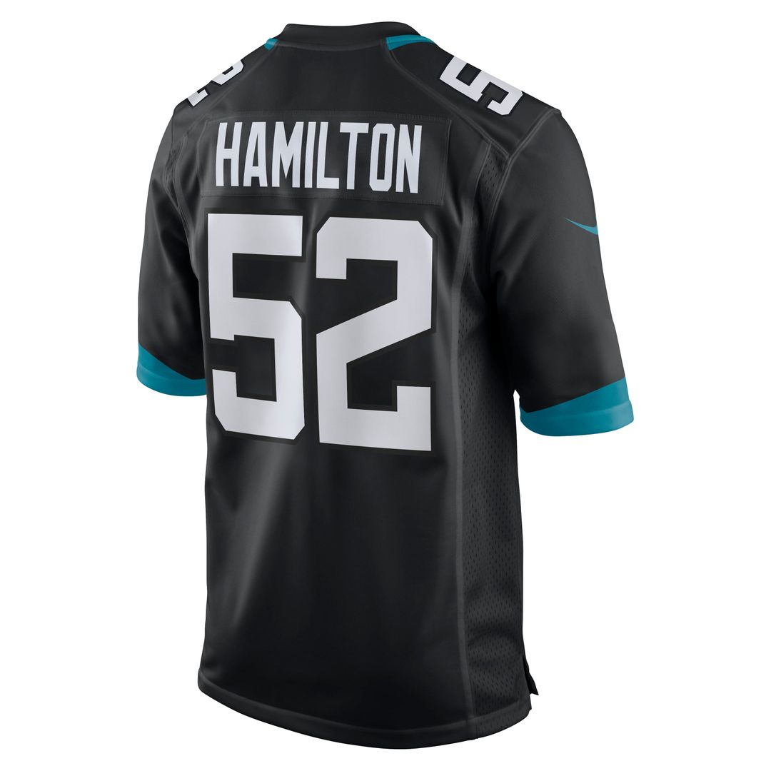 Jacksonville Jaguars DaVon Hamilton Nike Teal Game Jersey product image 19