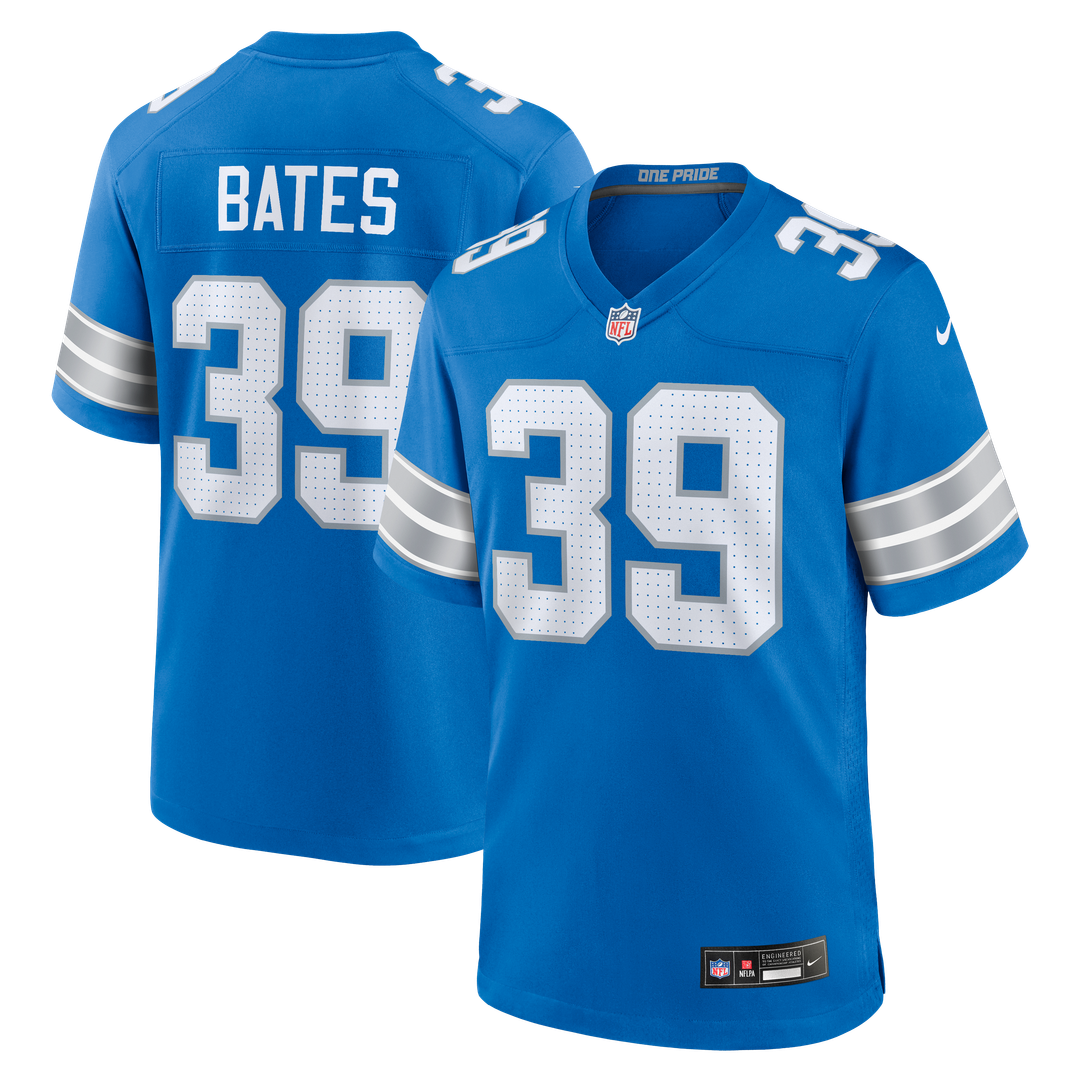 Detroit Lions Jake Bates Nike Blue Game Jersey product image 1