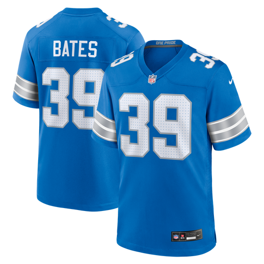 Detroit Lions Jake Bates Nike Blue Game Jersey product image 1
