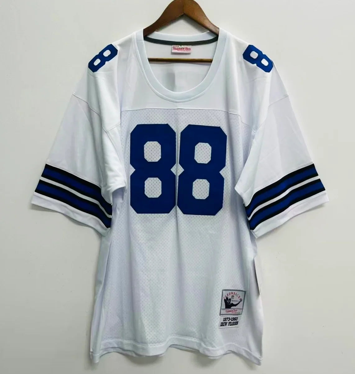 Drew Pearson Dallas Cowboys Official NFL Jersey Mitchell & Ness white product image 2, provided for visual reference and