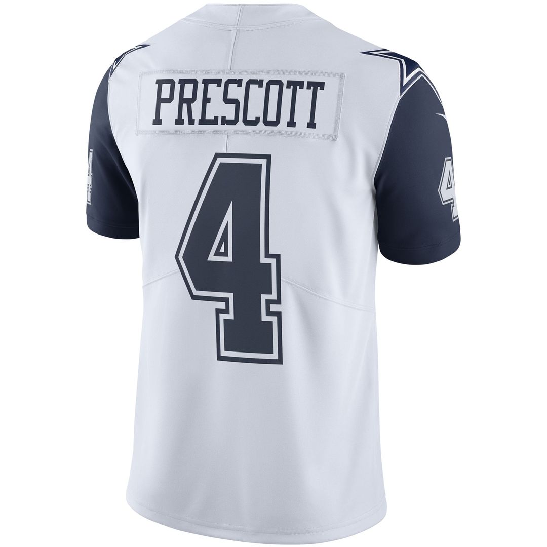 Dallas Cowboys Dak Prescott Nike Navy Vapor Limited Player product image 9