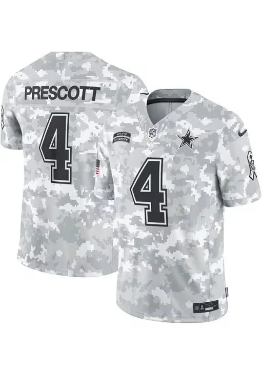 Dak Prescott Dallas Cowboys Official NFL Nike military salute to service Jersey product image 1, provided for visual