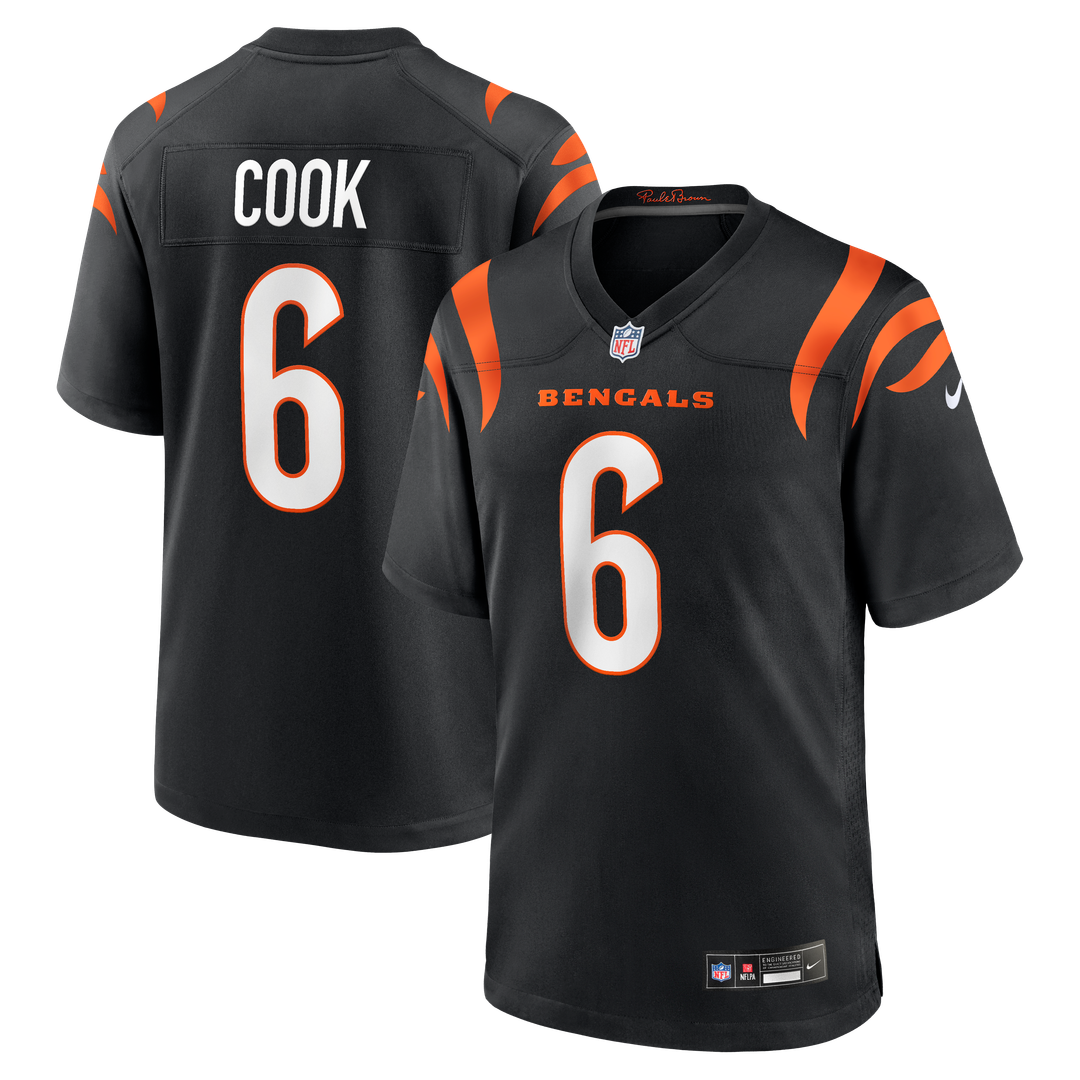 Cincinnati Bengals Bryan Cook Nike Black Game Jersey product image 1