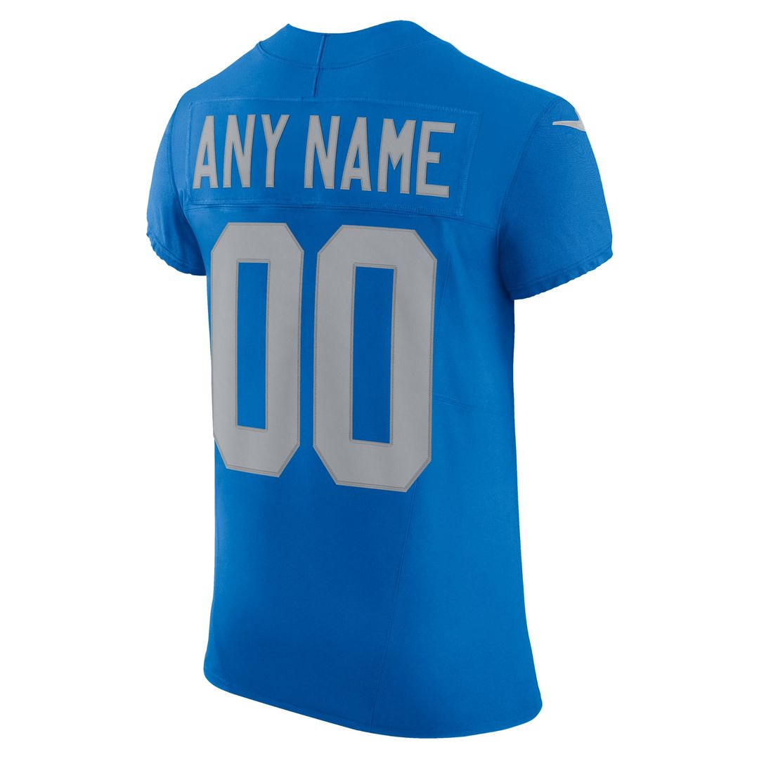 Detroit Lions Nike Blue Alternate Vapor FUSE Elite Custom product image 3