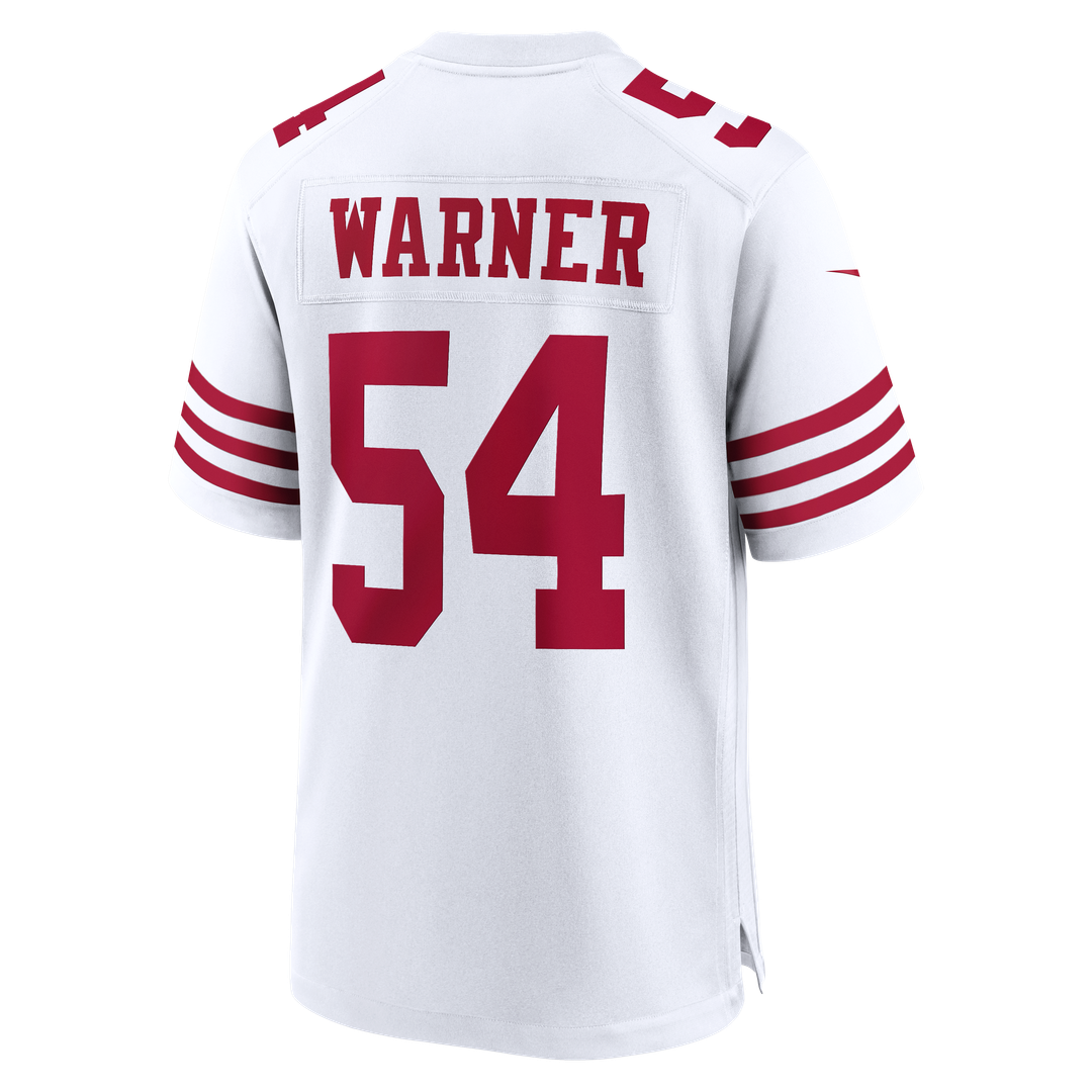 San Francisco 49ers Fred Warner Nike White 80th Anniversary product image 3