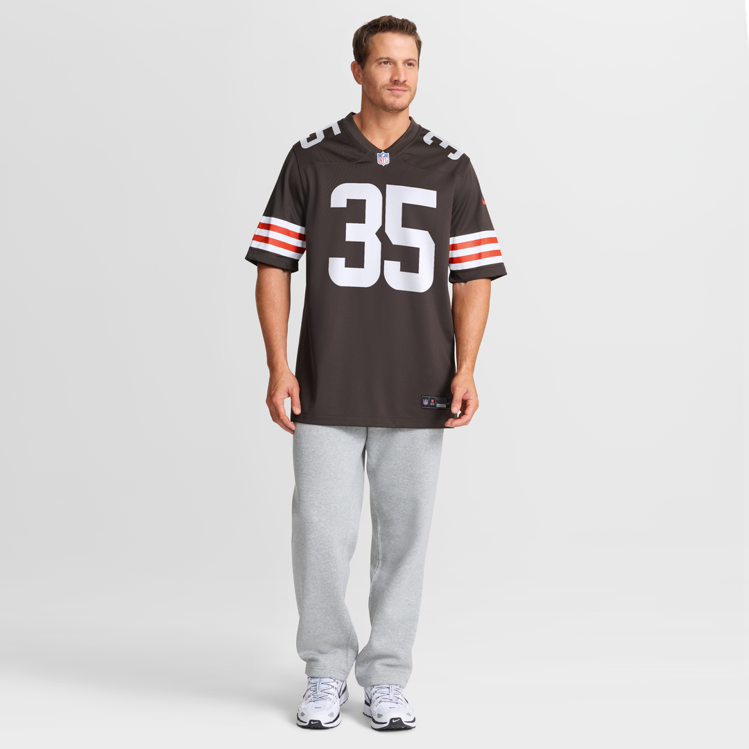 Cleveland Browns Raheim Sanders Nike Brown Game Jersey product image 7