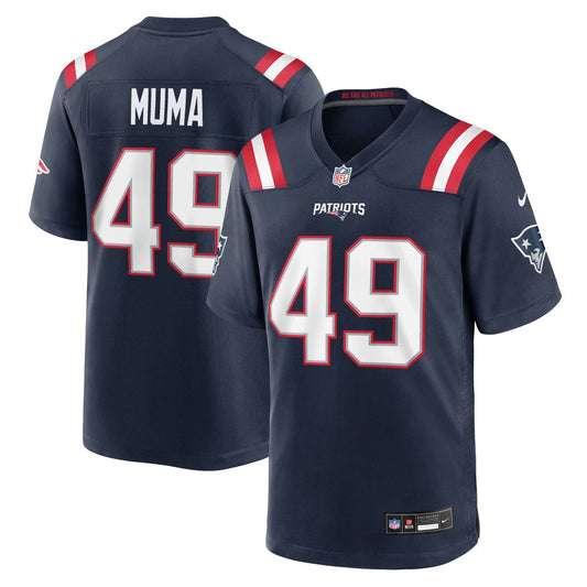New England Patriots Chad Muma Nike Navy Game Jersey product image 1