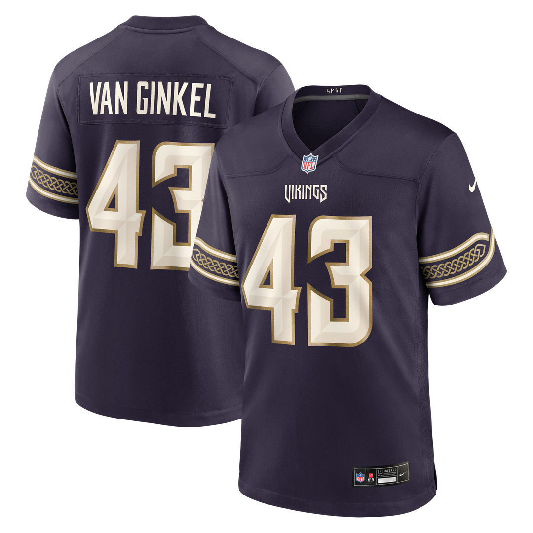 Minnesota Vikings Andrew Van Ginkel Nike Purple 2026 product image 1