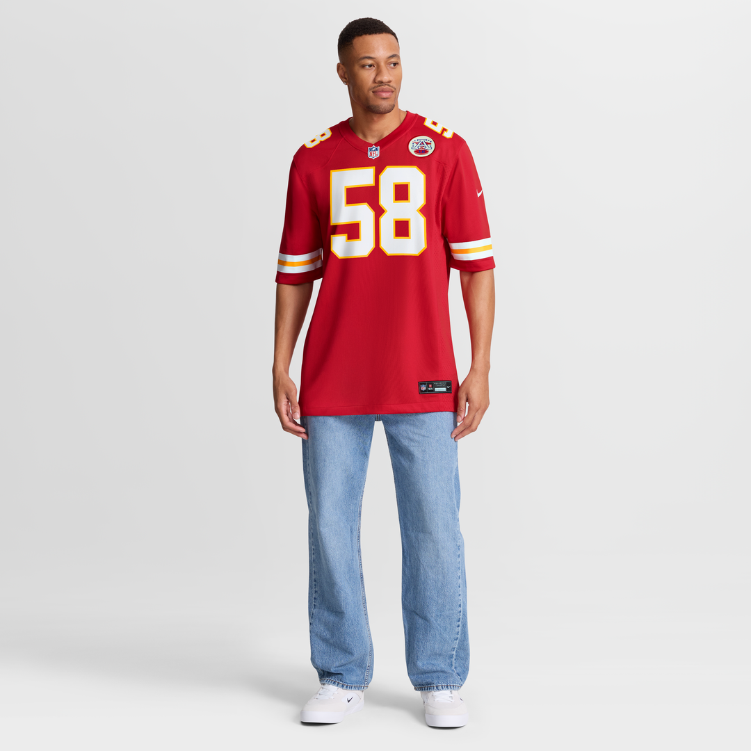 Kansas City Chiefs Derrick Thomas Nike White Retired Game product image 13