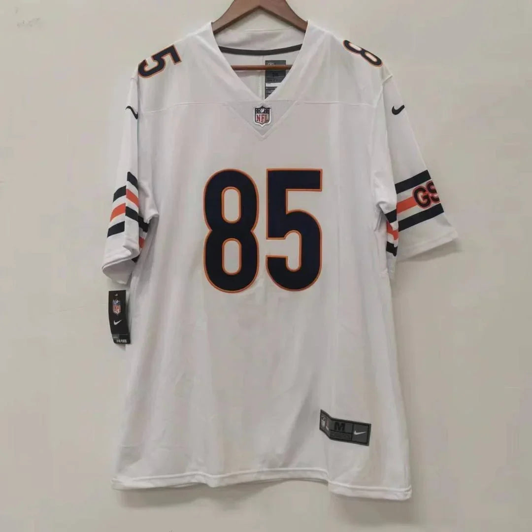 Cole Kmet Chicago Bears YOUTH KIDS Official NFL Nike Jersey White product image 2, provided for visual reference and product