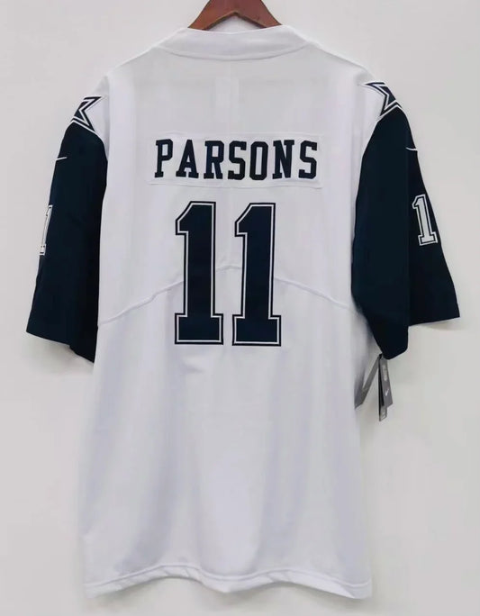 Micah Parsons Dallas Cowboys Jersey blue and white NIKE product image 1, provided for visual reference and product detail