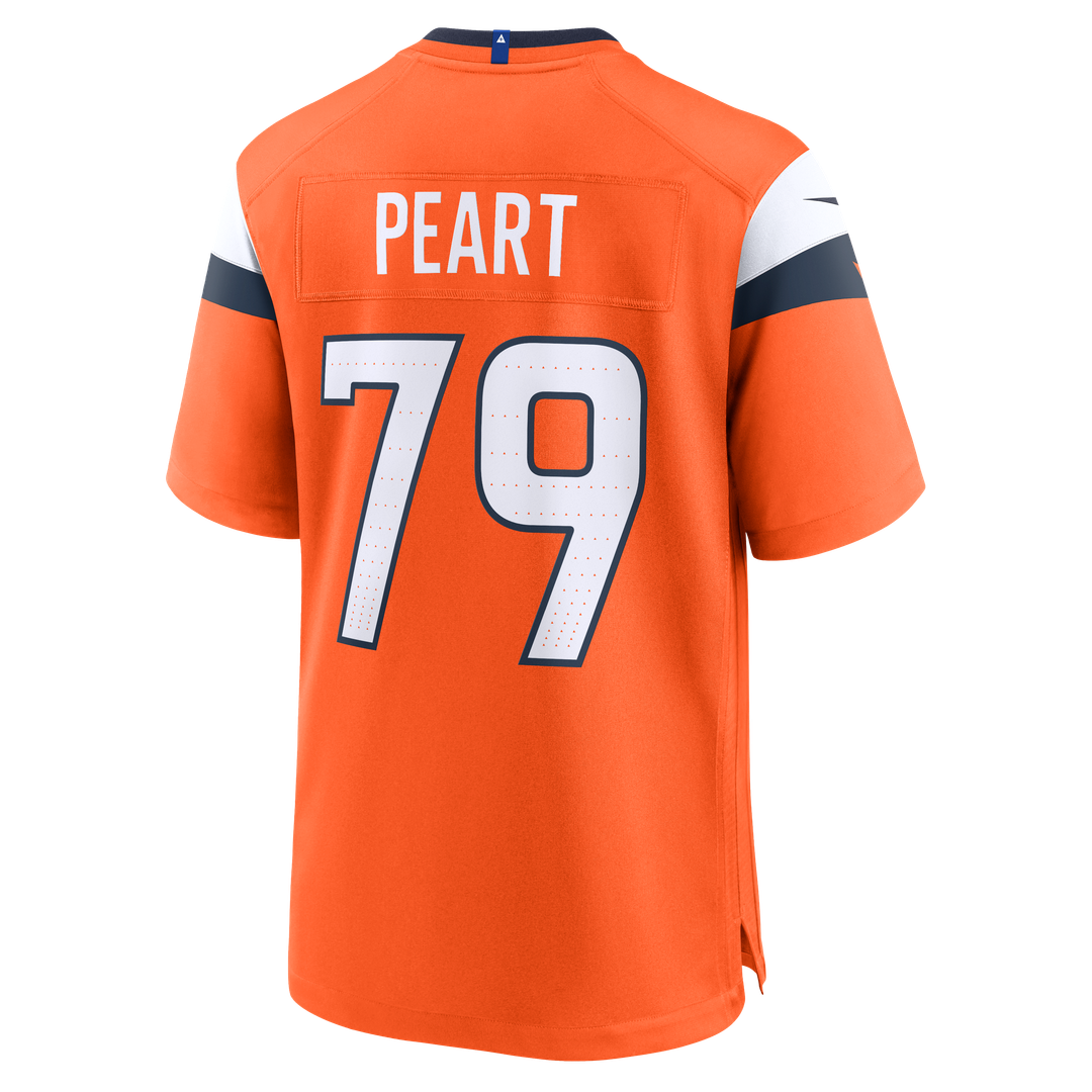 Denver Broncos Matt Peart Nike Orange Game Jersey product image 3