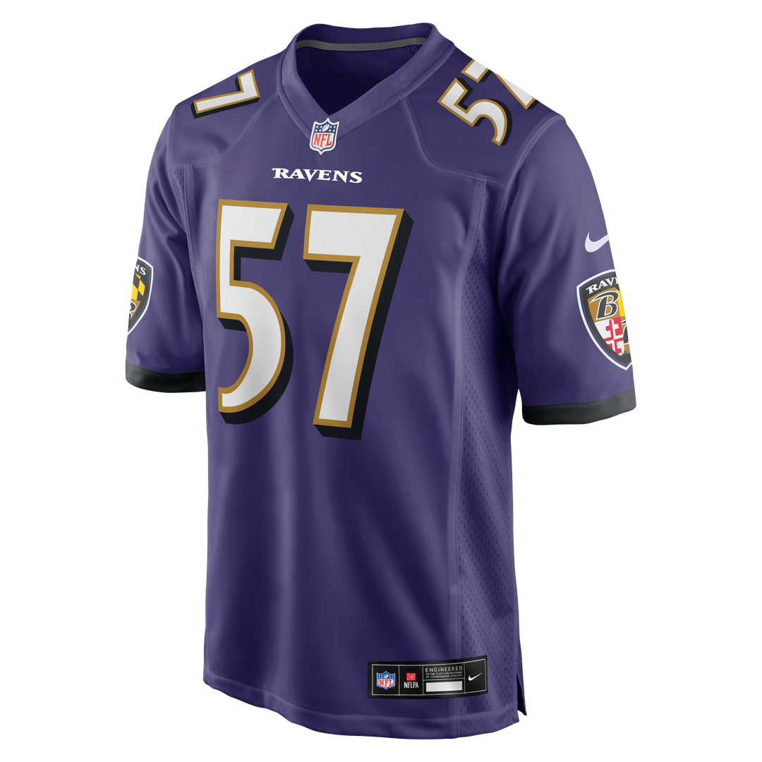 Baltimore Ravens Bart Scott Nike Purple Retired Player Game product image 2