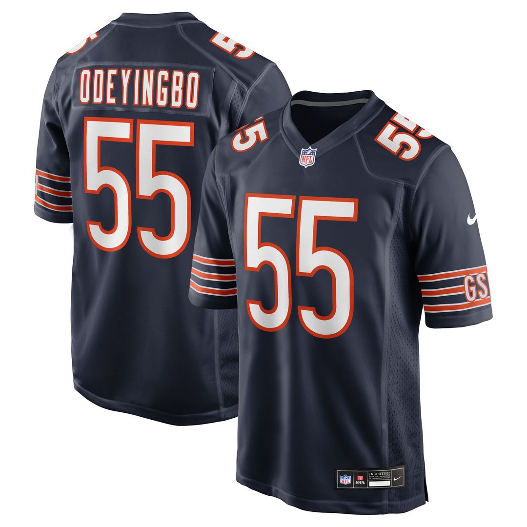 Chicago Bears Dayo Odeyingbo Nike Navy Game Jersey product image 1