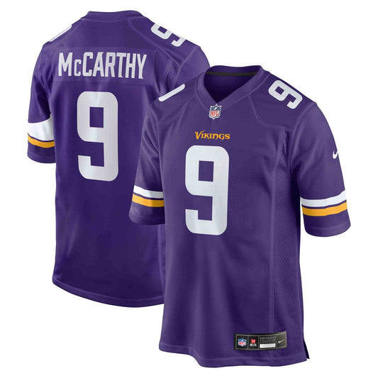 Minnesota Vikings J.J. McCarthy Nike Purple Game Jersey product image 1