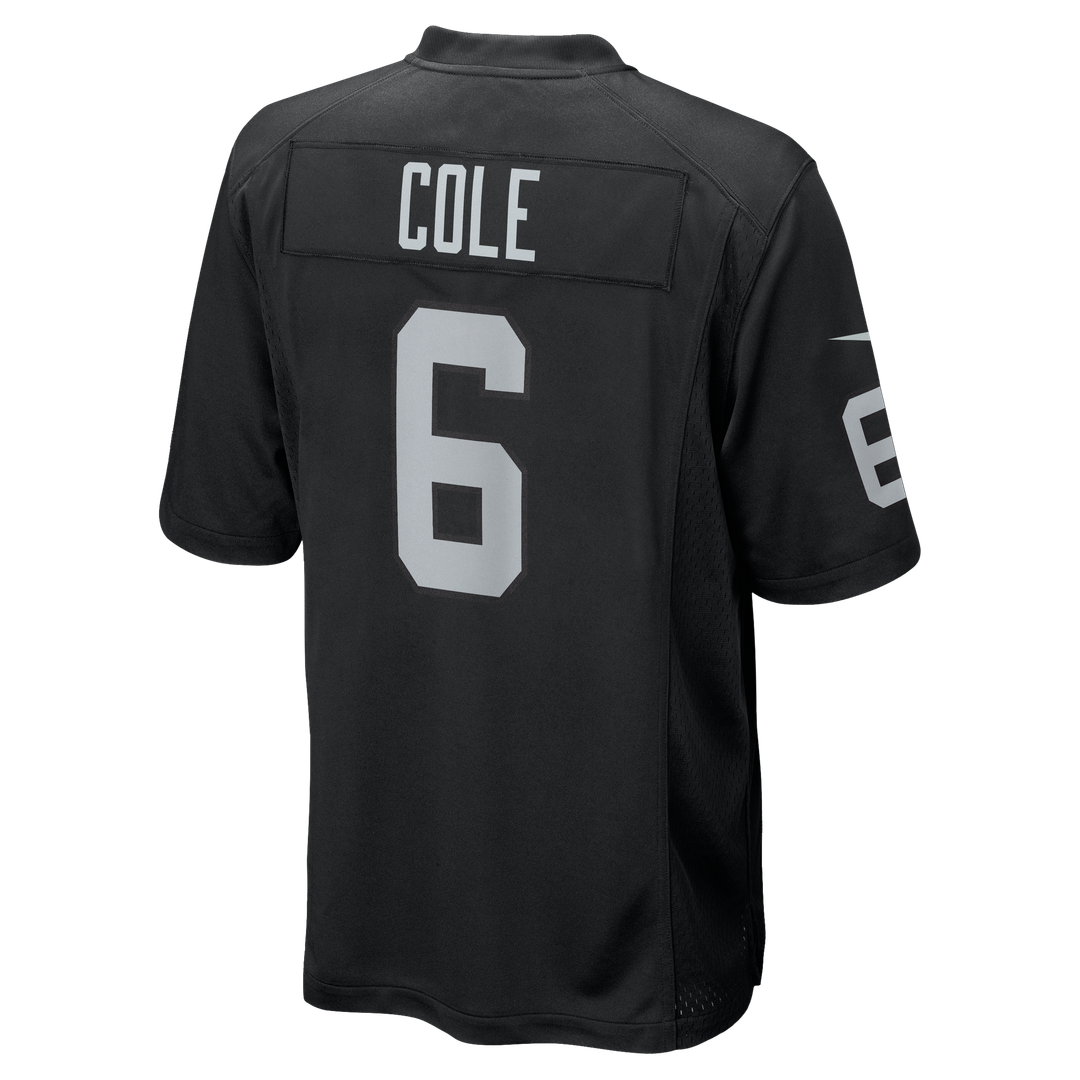 Las Vegas Raiders AJ Cole Nike Black Game Jersey product image 3