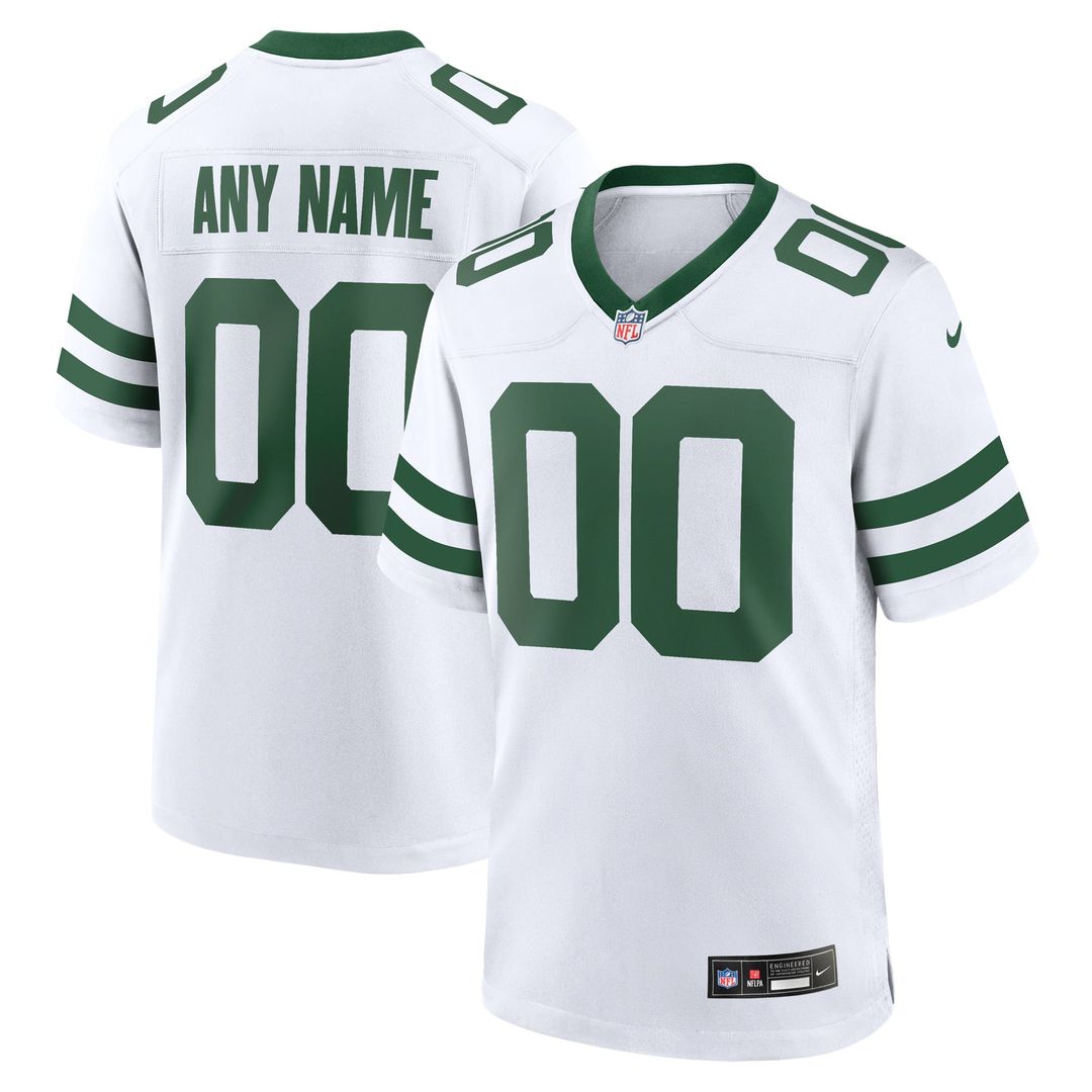 New York Jets Nike Legacy White Custom Jersey product image 1