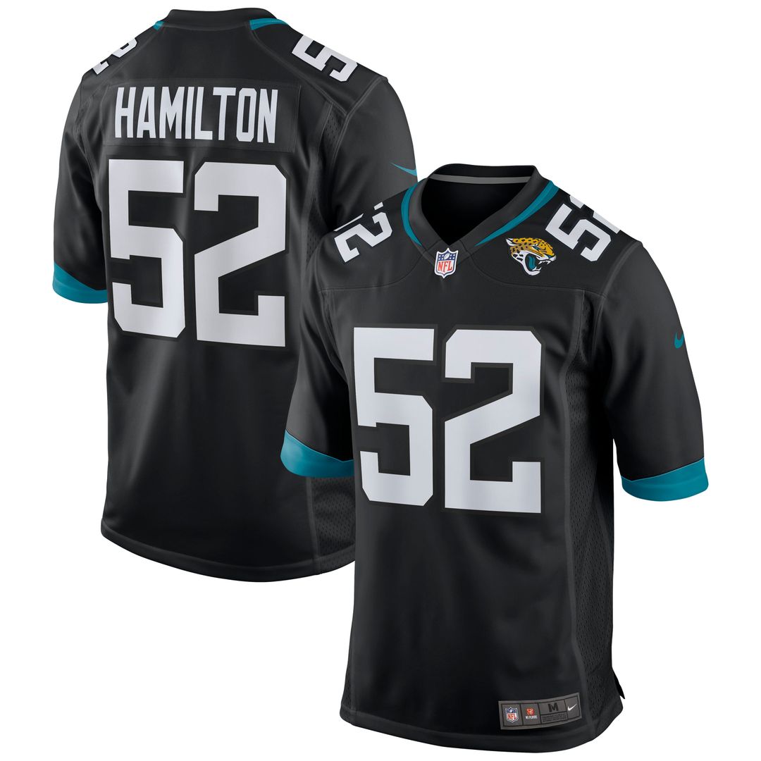 Jacksonville Jaguars DaVon Hamilton Nike Teal Game Jersey product image 17