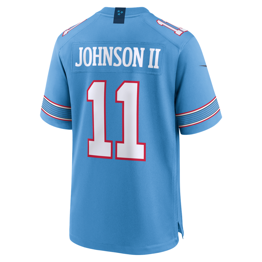 Tennessee Titans Jermaine Johnson II Nike Light Blue Game product image 3