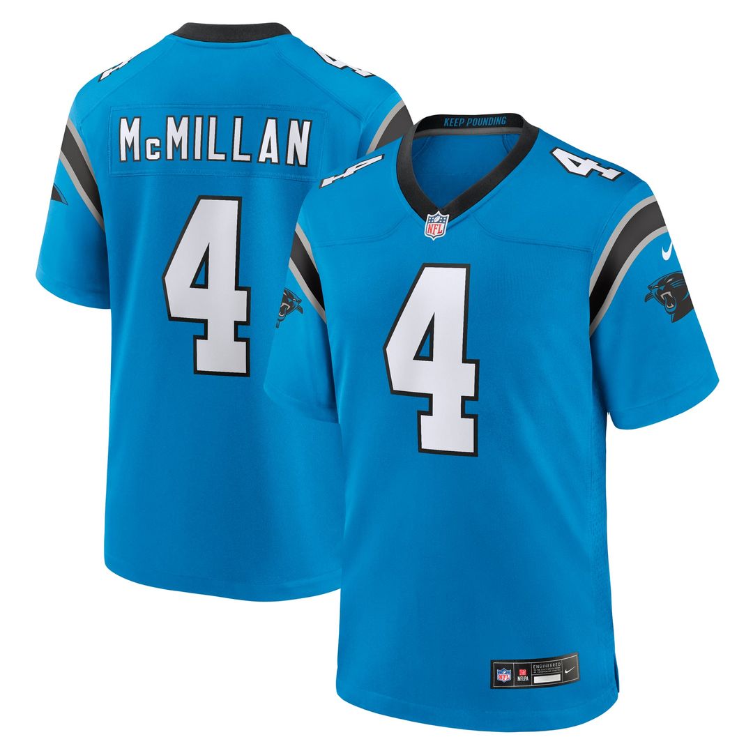 Carolina Panthers Tetairoa McMillan Nike Black Game Jersey product image 13