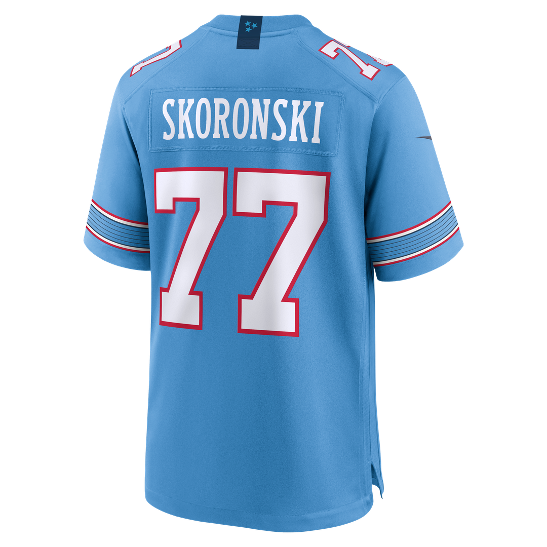 Tennessee Titans Peter Skoronski Nike Light Blue Game Jersey product image 3
