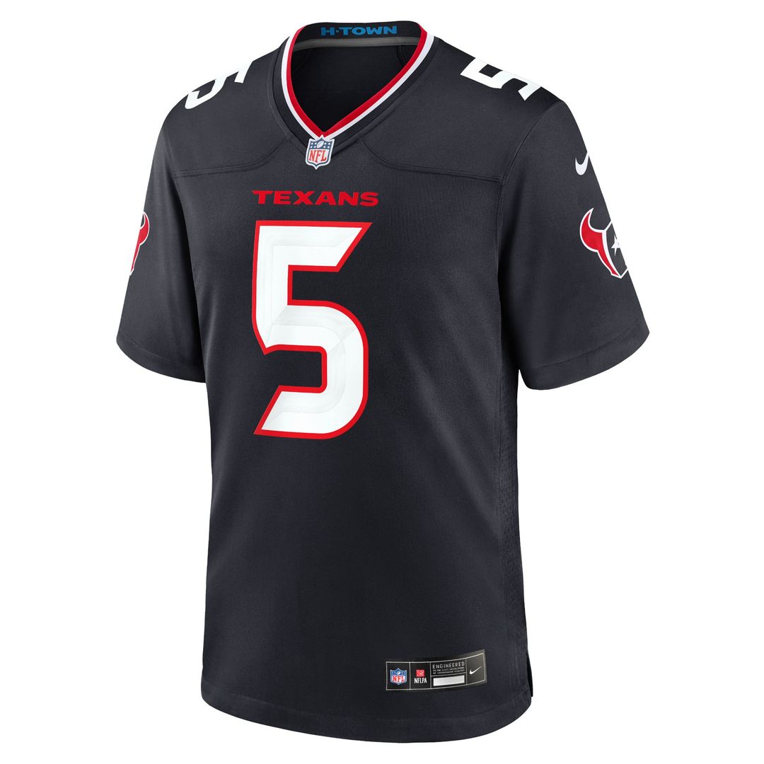 Houston Texans Jalen Pitre Nike Navy Game Jersey product image 10