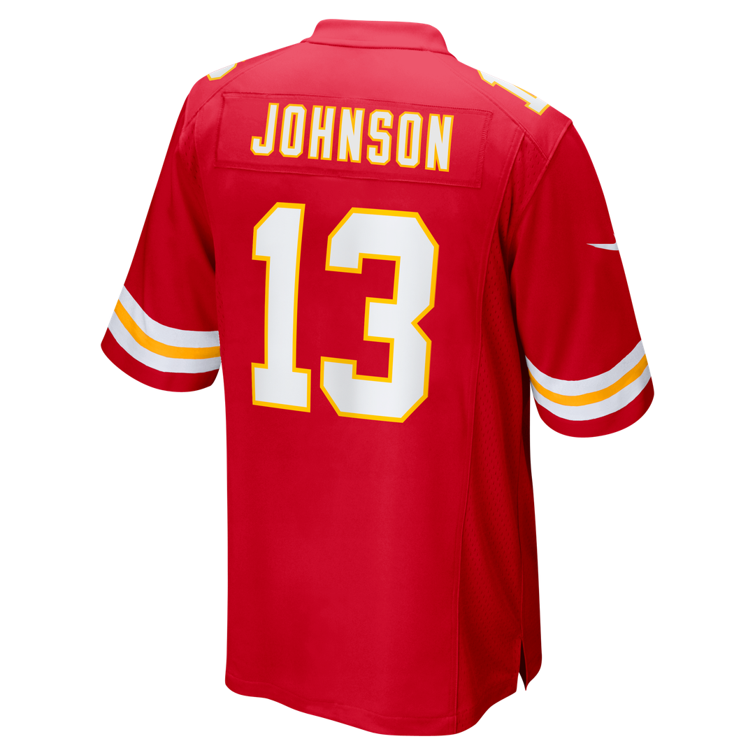 Kansas City Chiefs Nazeeh Johnson Nike Red Game Jersey product image 3
