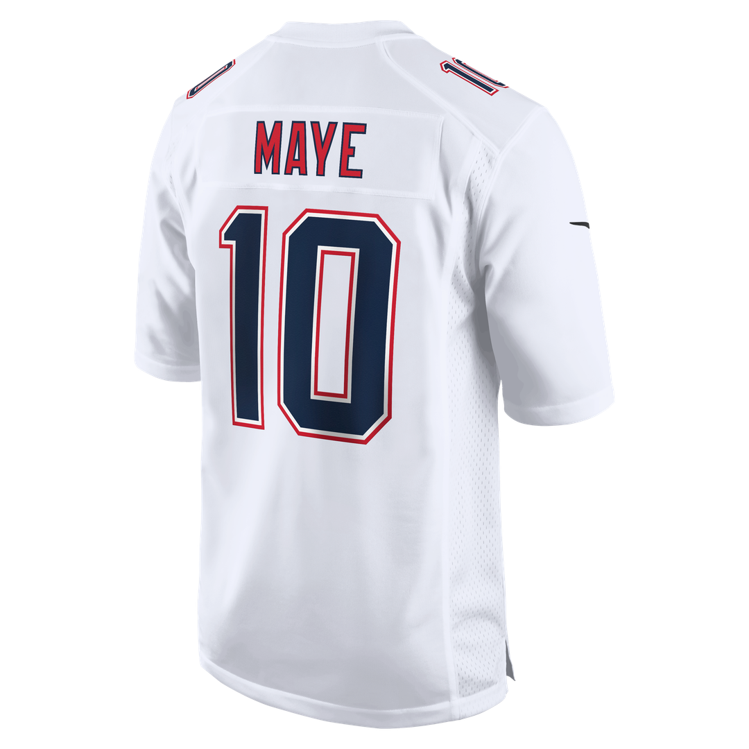 New England Patriots Drake Maye Nike Tundra White Game product image 3