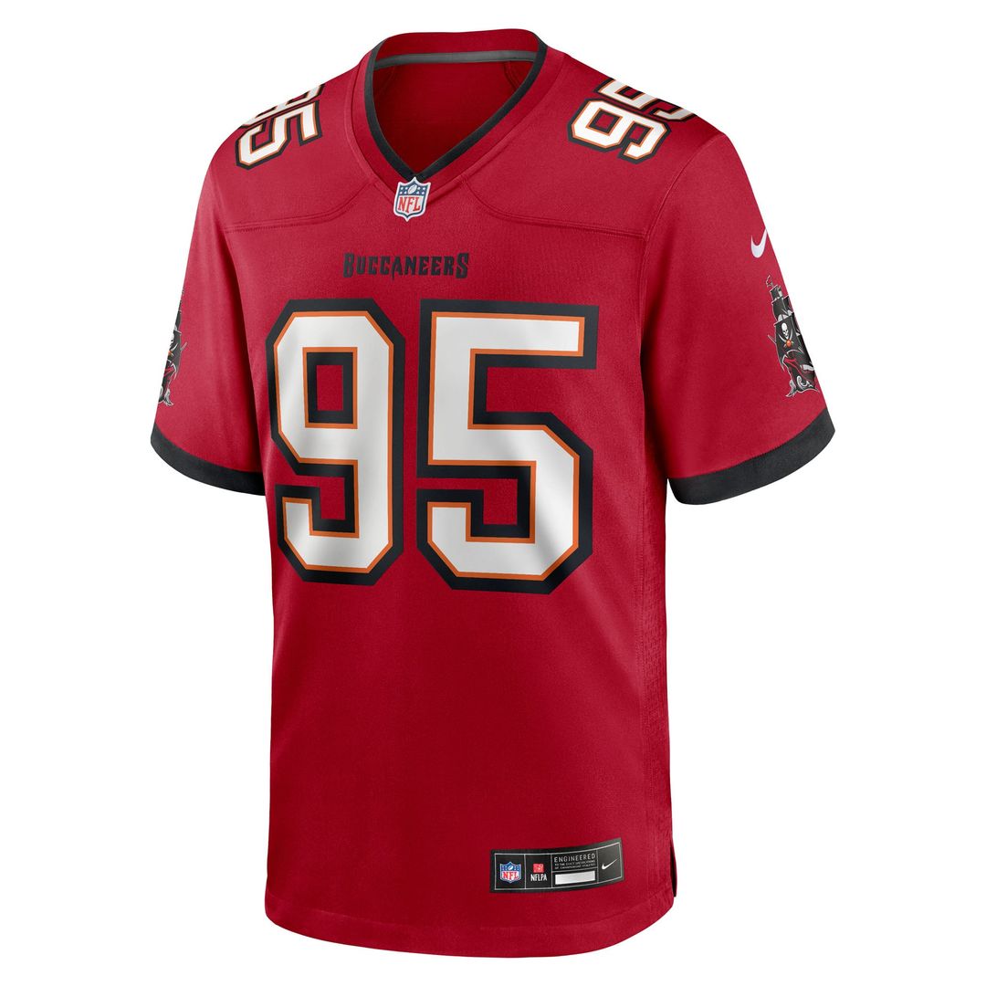 Tampa Bay Buccaneers Elijah Roberts Nike Red Game Jersey product image 2