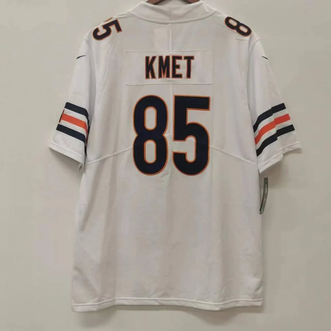 Cole Kmet Chicago Bears Official NFL Nike Jersey white product image 1, provided for visual reference and product detail