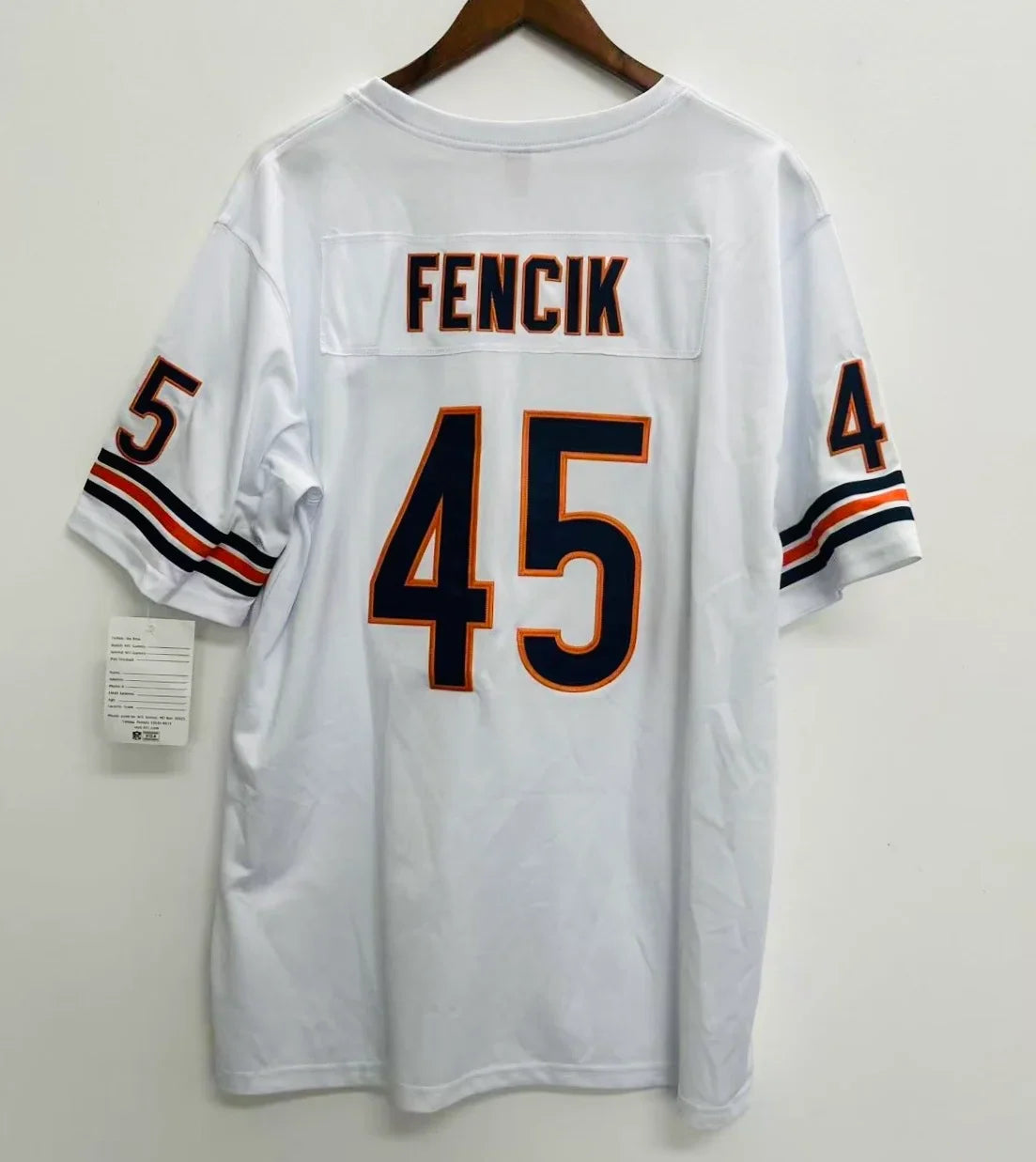 Gary Fencik Chicago Bears Official NFL Mitchell & Ness Jersey product image 1, provided for visual reference and product