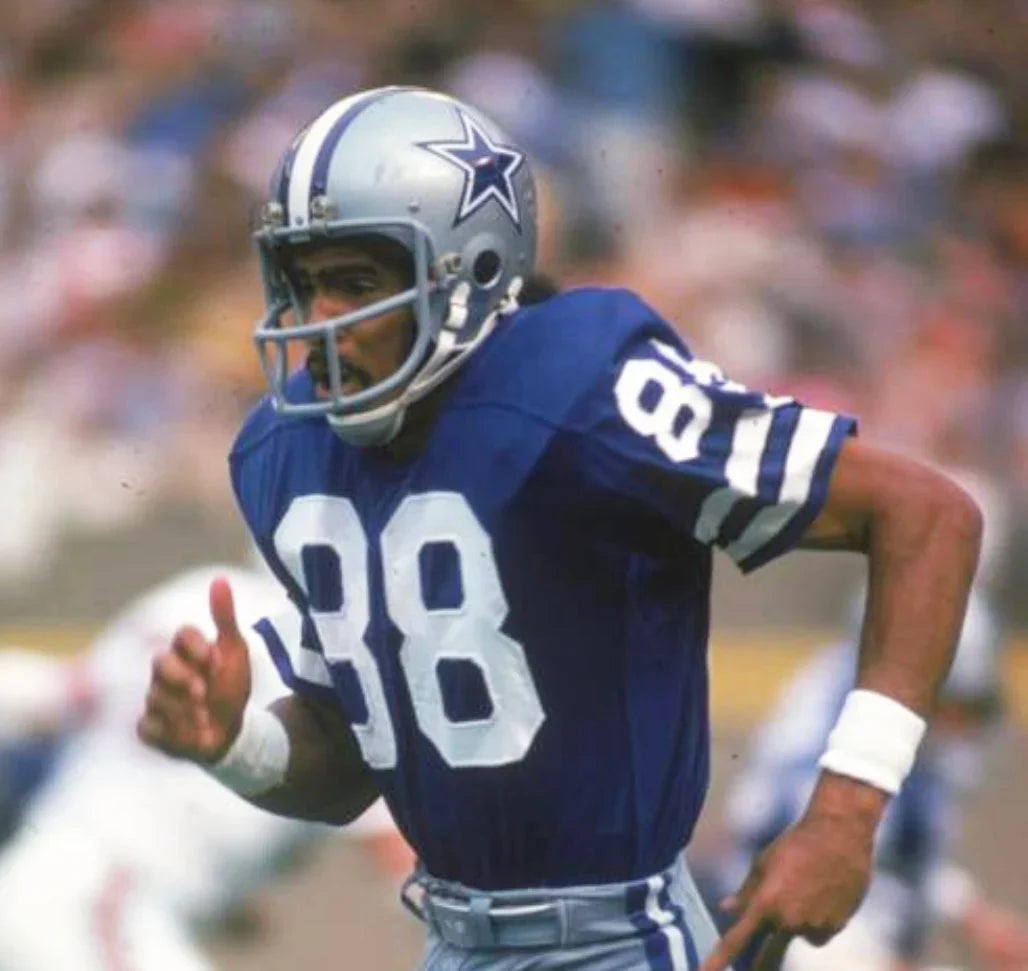 Drew Pearson Dallas Cowboys Official NFL Jersey Mitchell & Ness blue product image 3, provided for visual reference and