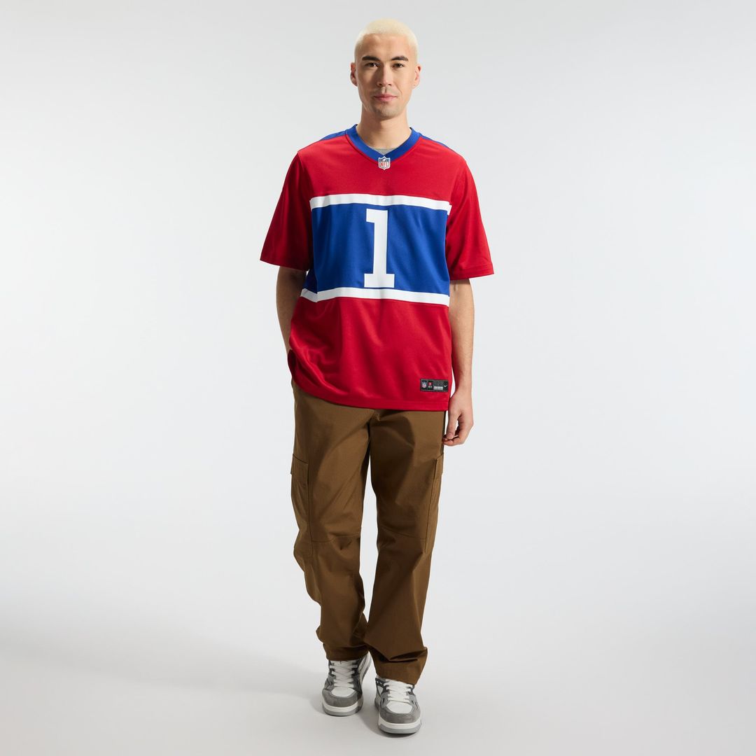 New York Giants Malik Nabers Nike Century Red Alternate product image 4