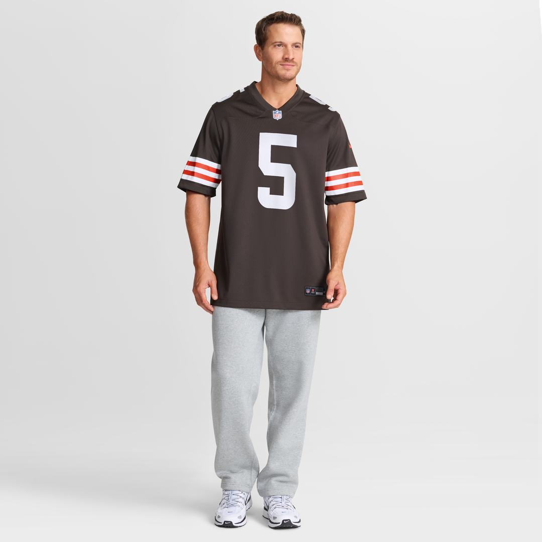 Cleveland Browns Rayshawn Jenkins Nike Brown Game Jersey product image 7