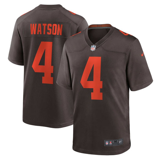 Cleveland Browns Deshaun Watson Nike Brown Alternate Game product image 1