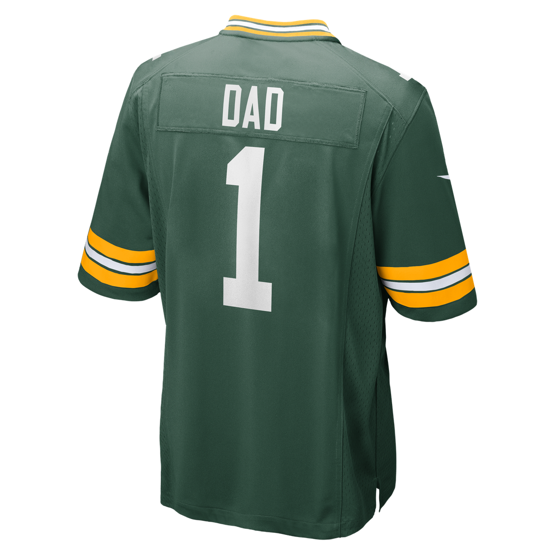 Green Bay Packers Number 1 Dad Nike Game Jersey product image 3